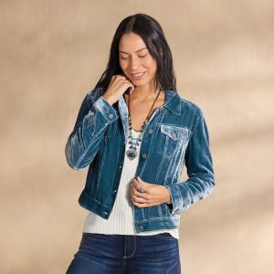 Wren II Velvet Jacket. Petite